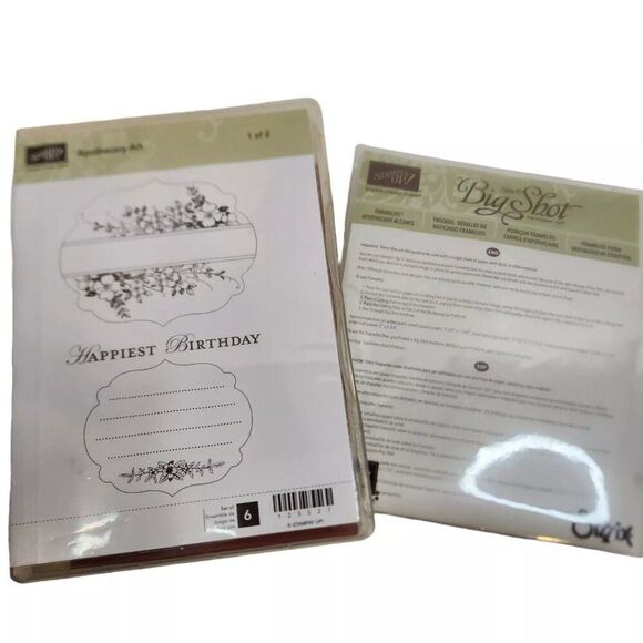 Stampin' Up! APOTHECARY ART Stamp Set 1 + APOTHECARY Accents Framelits Dies - Picture 1 of 6